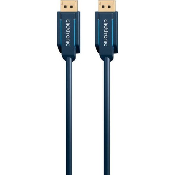 Kabel Clicktronic DisplayPort - DisplayPort 1m granatowy (RB40992)