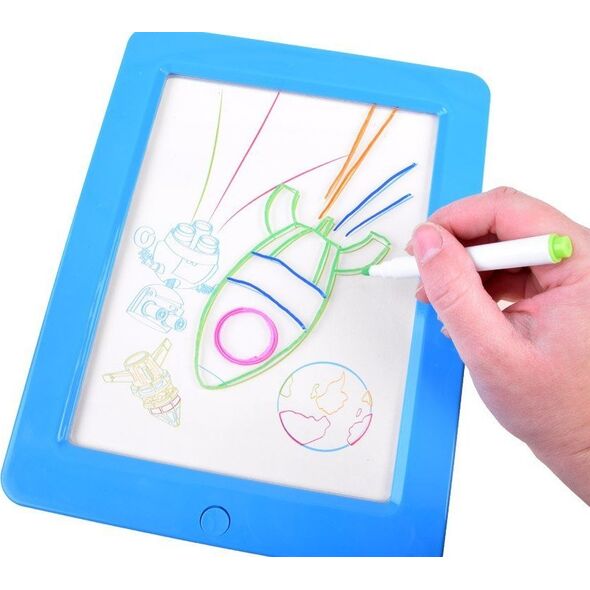 Jokomisiada Podświetlana Tablica + okulary 3D pisaki TA0092