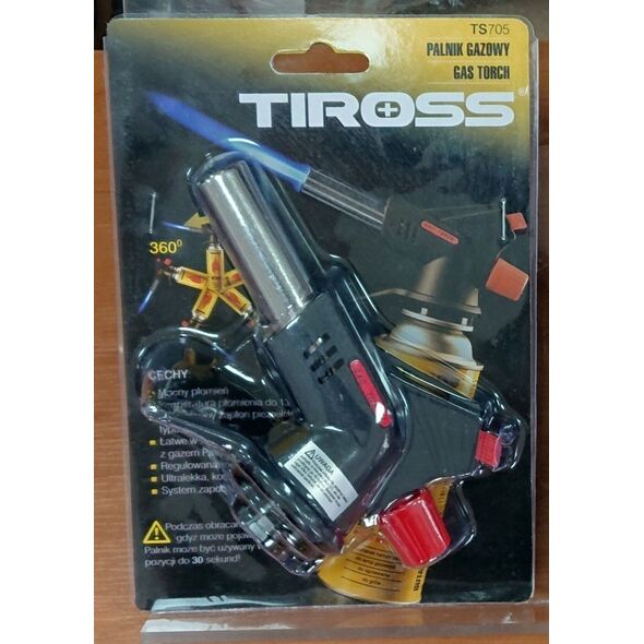 Tiross PALNIK GAZOWY + KARTUSZ 227g LUTLAMPA LUTOWNICA TIROSS TS-705-G