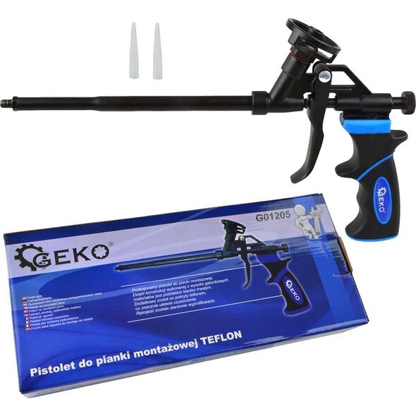 Geko Pistolet do pianki montażowej Geko teflonowy