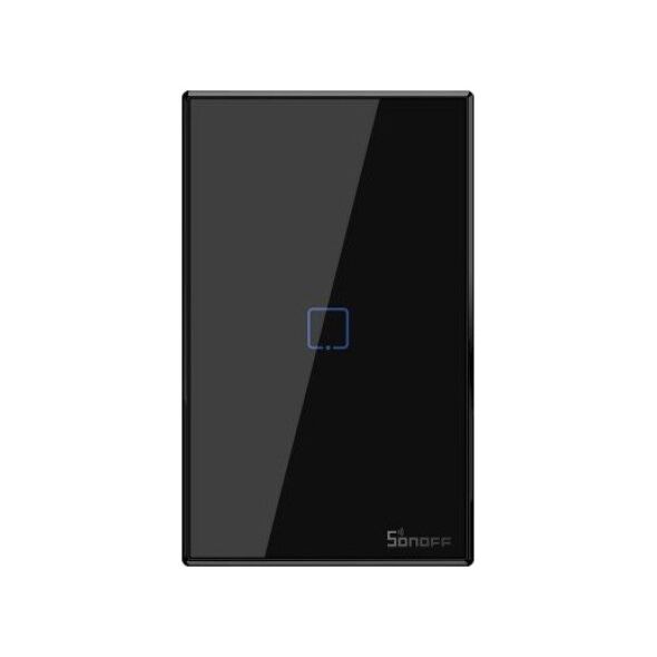 Sonoff T3US1C - 1-gang Wi-Fi Smart Wall Switch US - Black