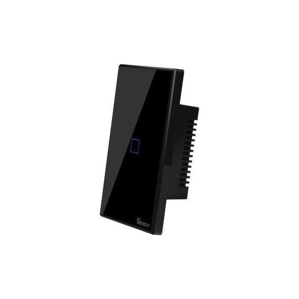Sonoff T3US1C - 1-gang Wi-Fi Smart Wall Switch US - Black