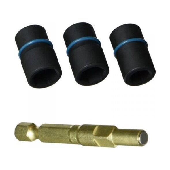 Makita ZESTAW NASADEK 10MM 3 SZT. Z WYMIENNYM UCHWYTEM