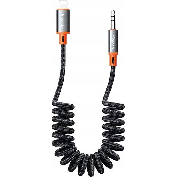 Kabel USB Mcdodo Lightning - mini Jack 3.5 mm 1.8 m Czarny (CA-0890)
