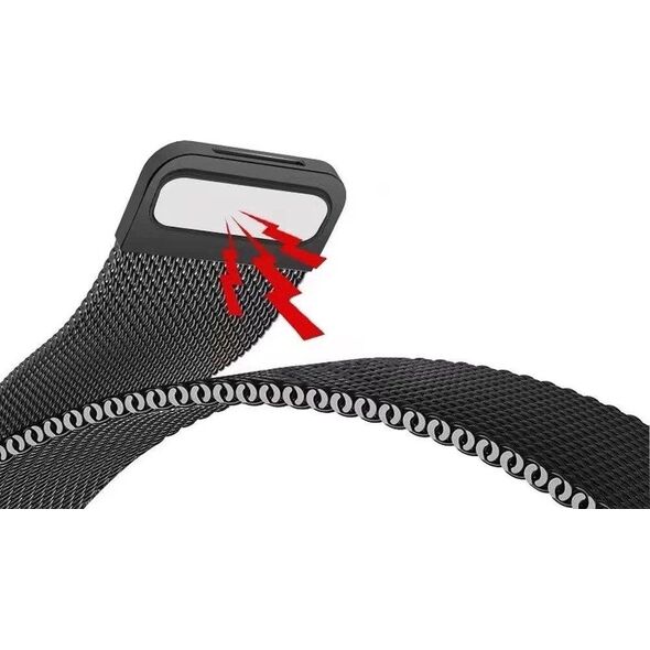 Hurtel Magnetic Strap pasek do Watch 6 / 5 / 4 / 3 / 2 / SE (44mm / 42mm) magnetyczna opaska bransoleta bransoletka niebieski
