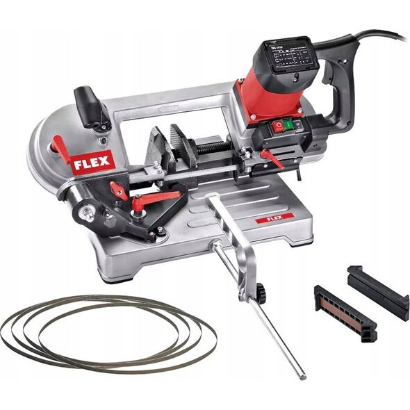 Flex Juostinis metalo pjuklas FLEX SBG 4910 su priedais