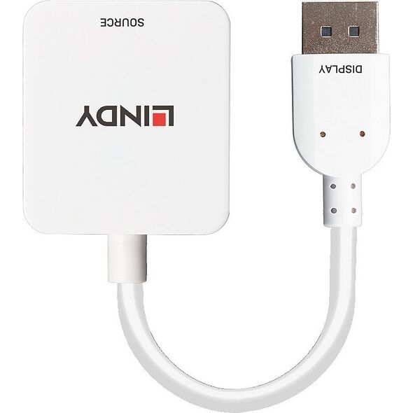 Adapter AV Lindy DisplayPort - HDMI biały (38303)