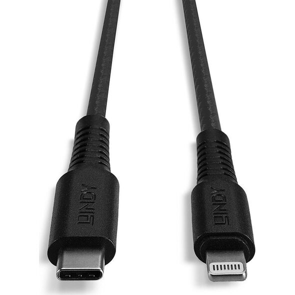 Kabel USB Lindy USB-C - Lightning 3 m Czarny (31288)