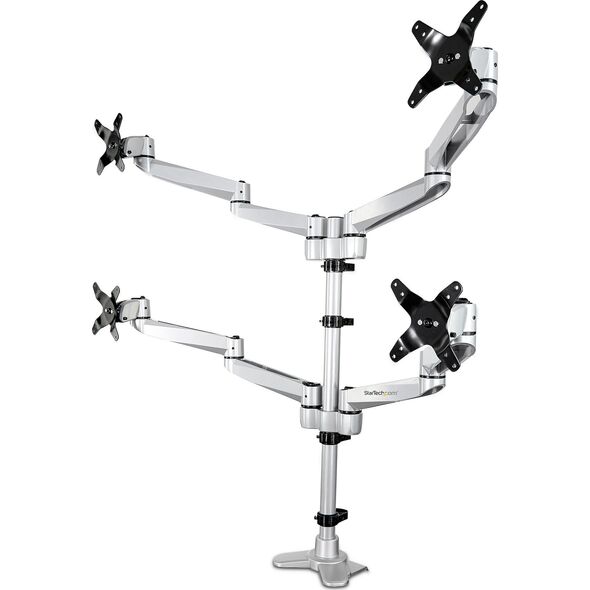 StarTech Uchwyt biurkowy na 3 monitory do 13" - 30" (ARMQUADPS)