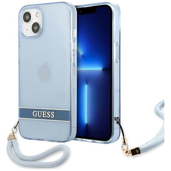 Guess Guess GUHCP13MHTSGSB iPhone 13 6,1" niebieski/blue hardcase Translucent Stap