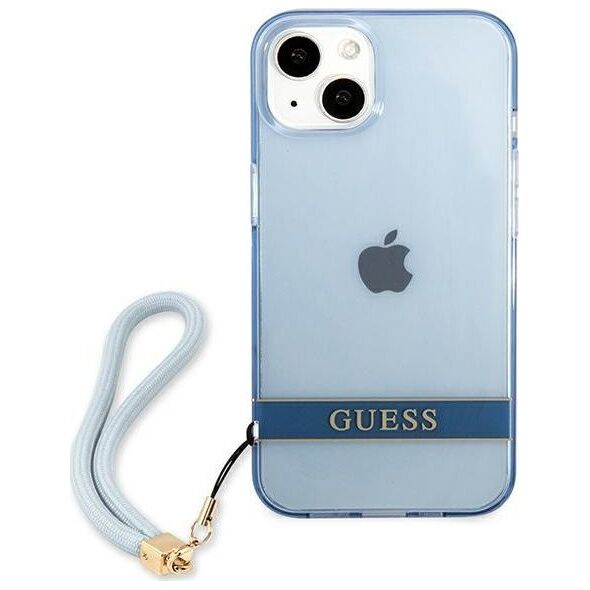 Guess Guess GUHCP13MHTSGSB iPhone 13 6,1" niebieski/blue hardcase Translucent Stap