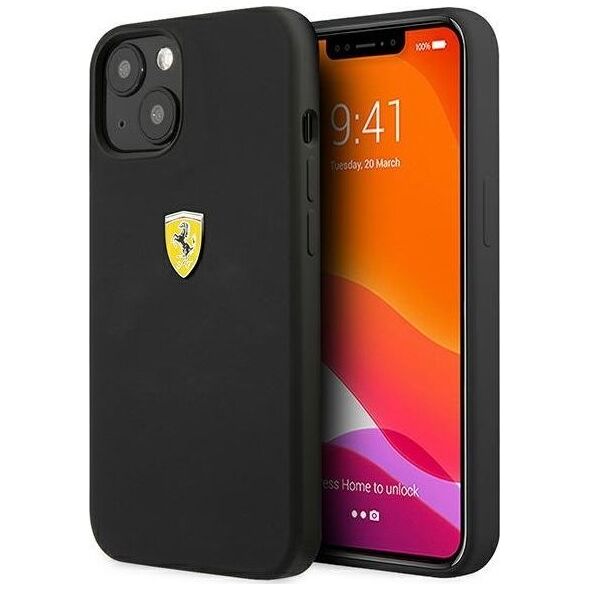 Ferrari Ferrari FESSIHCP13SBK iPhone 13 mini 5,4" czarny/black hardcase Silicone