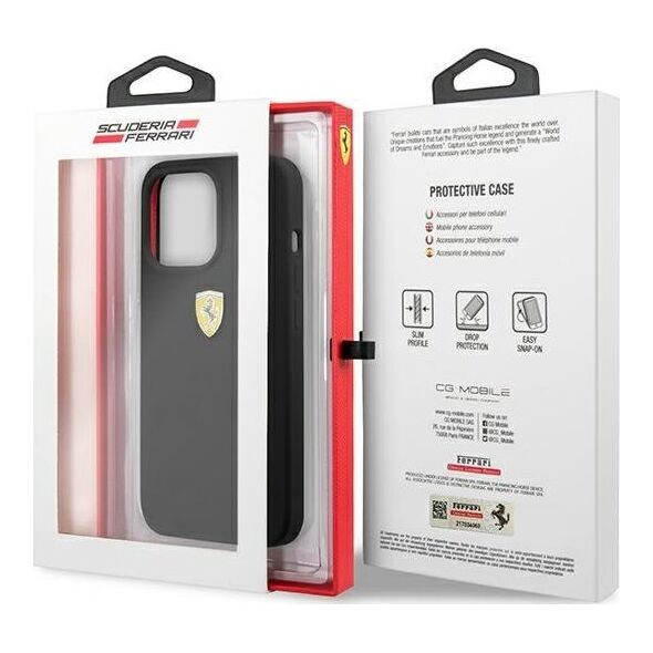 Ferrari Ferrari FESSIHCP13LBK iPhone 13 Pro / 13 6,1" czarny/black hardcase Silicone