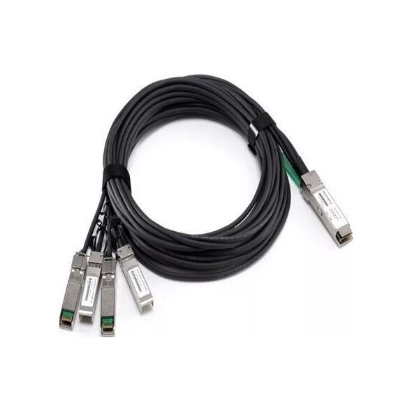 Moduł SFP Dell Dell Networking 40GbE (QSFP+) to 4x10GbE SFP+ Passive Copper Breakout Cable, 0.5M, Customer Kit