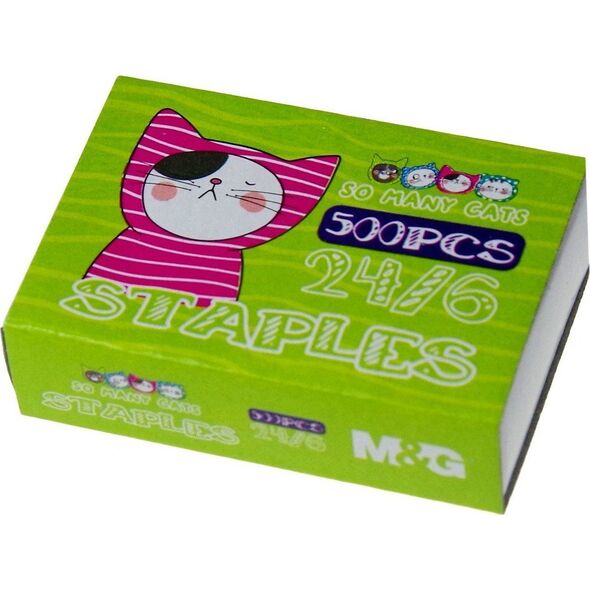 M&G Zszywacz mini So Many Cats +zszywki 24/6 MG