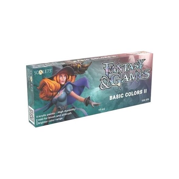 Scale75 Scale75: Fantasy & Games - Paint Set - Basic Colors II