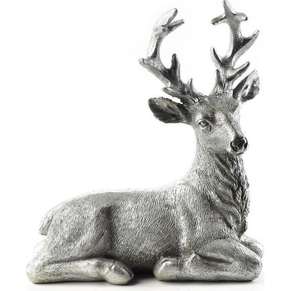 Lumarko Figura H18x15x7cm Srebrny
