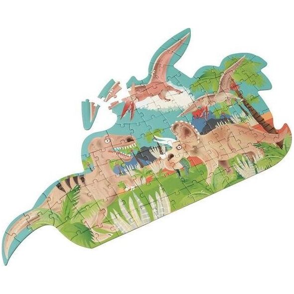 Scratch Scratch - puzzle dwustronne - dinozaury i szkielety