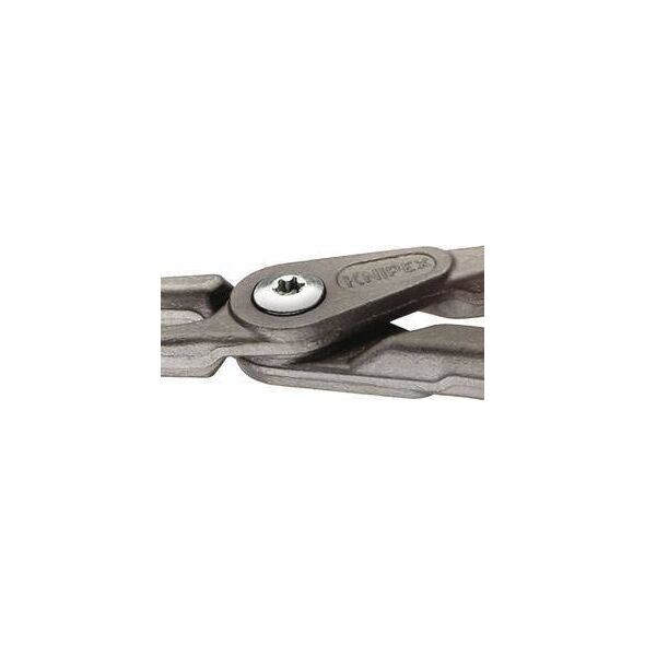 Knipex Szczypce do pierscieni osadczych wewn,wygiete, fosforanowane na szaro J01 mm KNIPEX