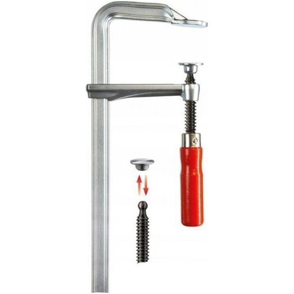Bessey ŚCISK ŚRUBOWY ŚLUSARSKI STALOWY GZ 120/60MM