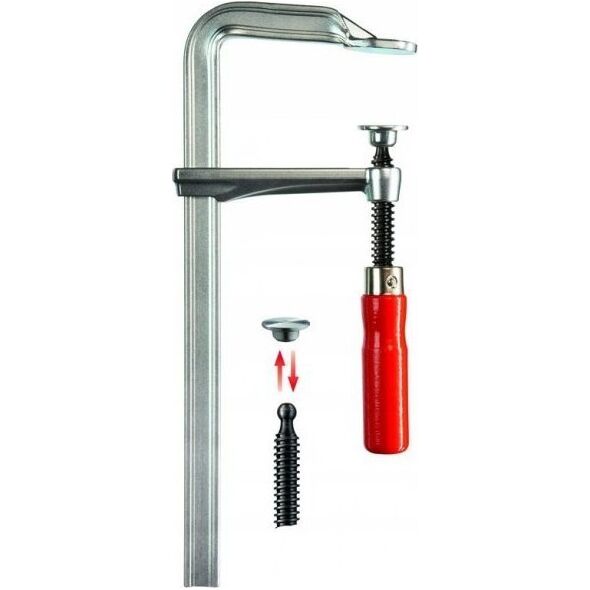 Bessey ŚCISK ŚRUBOWY ŚLUSARSKI STALOWY GZ 250/120MM
