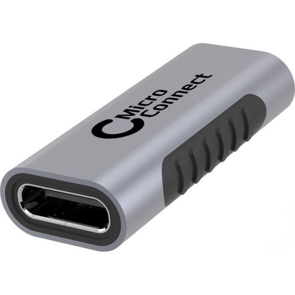 Adapter USB MicroConnect USB-C - USB-C Szary  (USB-C Adapter F-F)