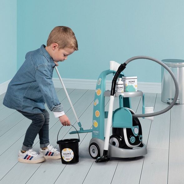Smoby Wózek do sprzątania z odkurzaczem