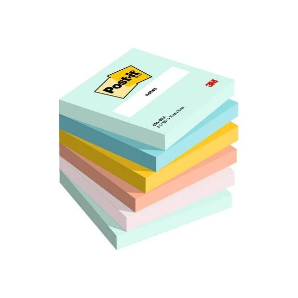 Post-It 3M Karteczki samoprzylepne Post-it®, BEACHSIDE, 76x76mm, 6x100 kart.