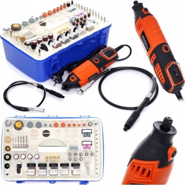 Szlifierka Kraft&Dele MINI/MULTI SZLIFIERKA FREZARKA+AKCESORIA 270W 218e
