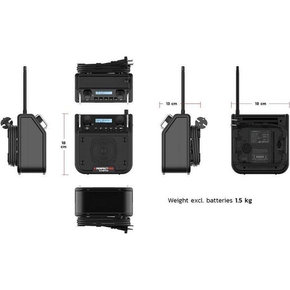 Radio budowlane Radio budowlane DABPRO