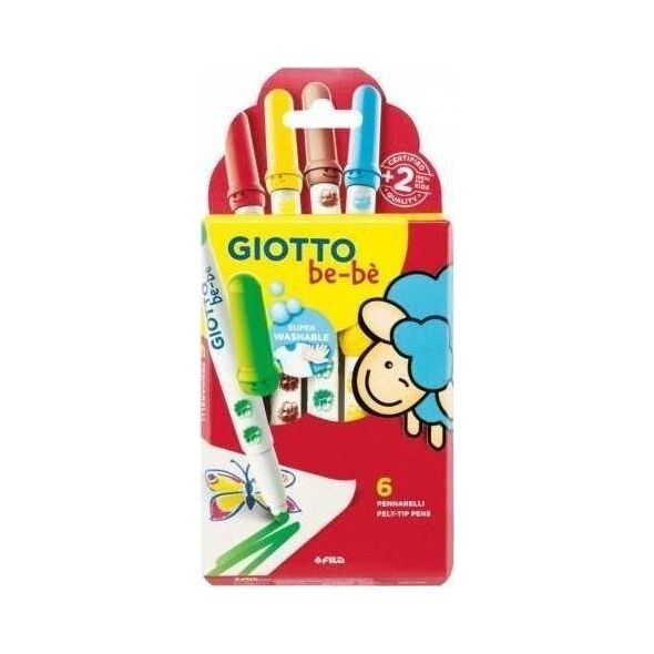 Giotto Super pisaki 6 kolorów Bebe GIOTTO