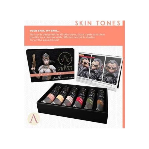Scale75 Scale 75: Skin Tones Paint Set