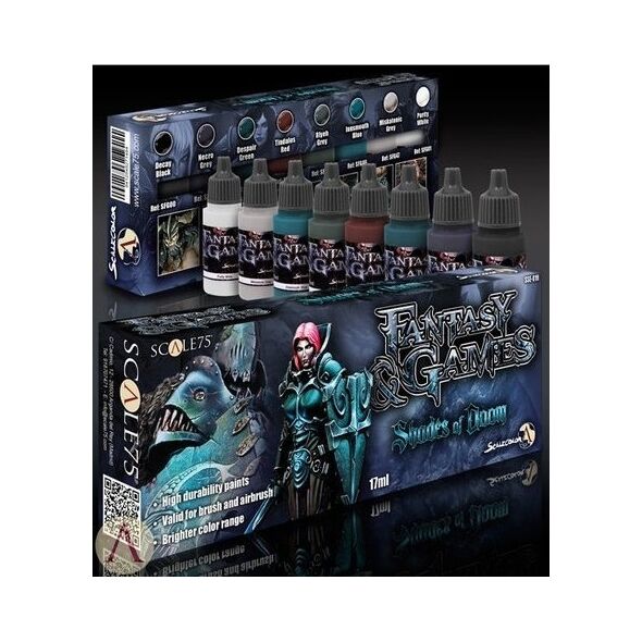 Scale75 Scale75: Fantasy & Games - Paint Set - Shades of Doom