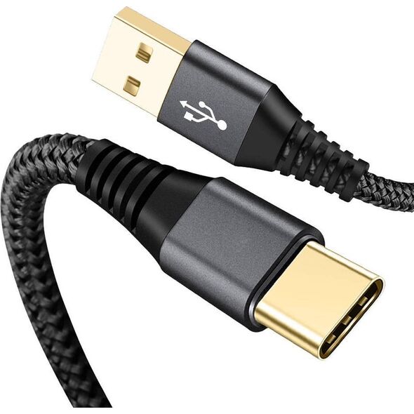 Kabel USB USB-A - USB-C 2 m Szary (5901924969815)
