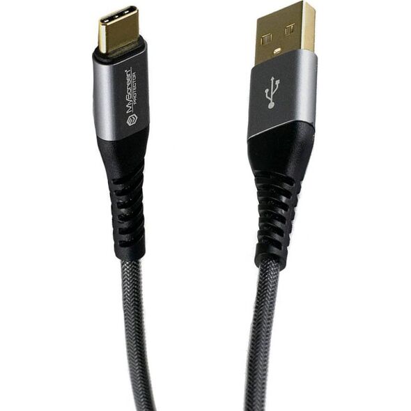 Kabel USB USB-A - USB-C 2 m Szary (5901924969815)