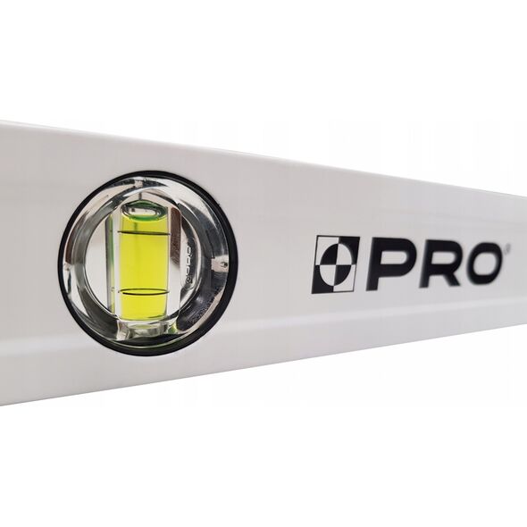 PRO POZIOMICA BIAÅA WSKAÅ¹NIK POZIOMU I PIONU SPADEK 2% 180 CM