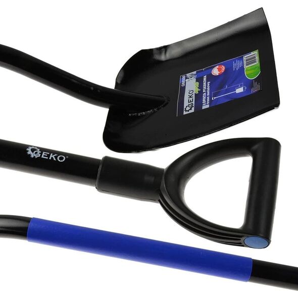 Geko Łopata piaskowa wygięty trzonek metal Geko G66500