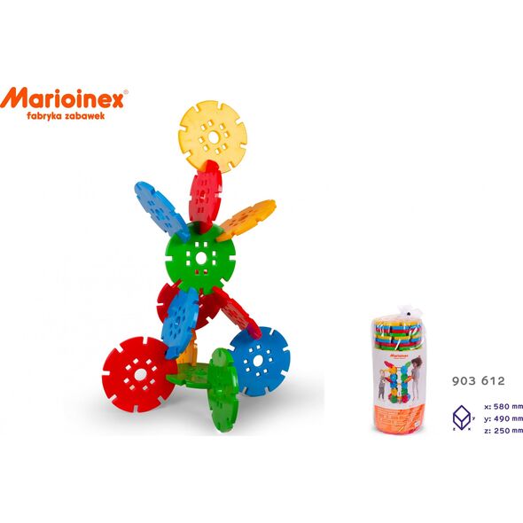 Marioinex Marioinex Mega KLOCKI KÓŁKA dydaktyczne kreatywne
