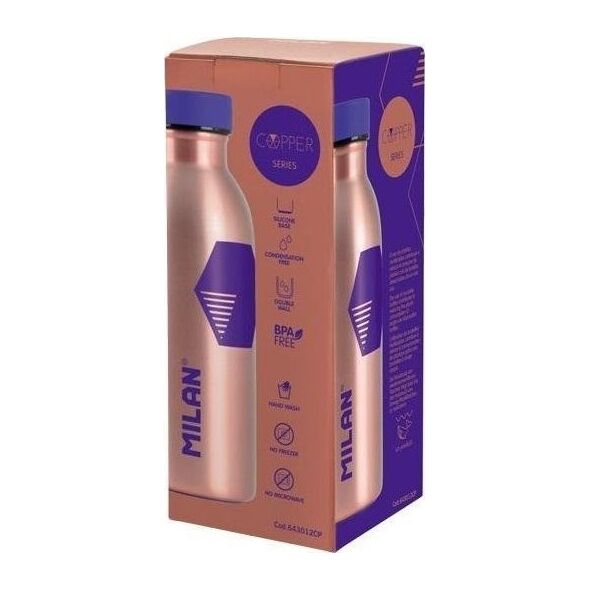 Milan Butelka termiczna 354ml Copper fioletowa MILAN
