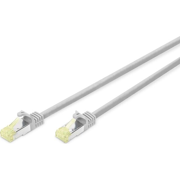 Digitus DIGITUS CAT 6A S/FTP Patchkabel Component Level 5.0m grau