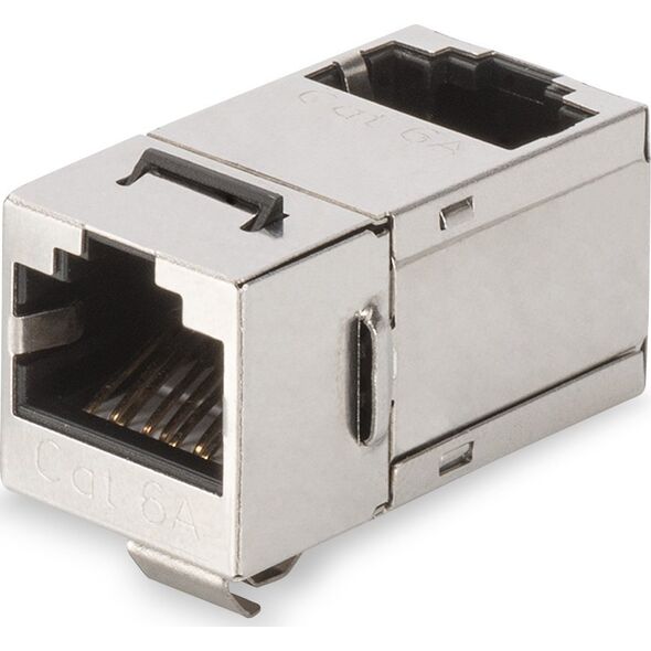Digitus DIGITUS CAT 6A Modular Kupplung geschirmt 90° Winkel RJ45-RJ45