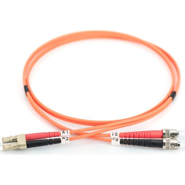 Digitus LWL Patchkabel, LC/ST MM, OM2, 50/125 µ, Duplex 10m