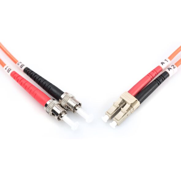 Digitus LWL Patchkabel, LC/ST MM, OM2, 50/125 µ, Duplex 10m