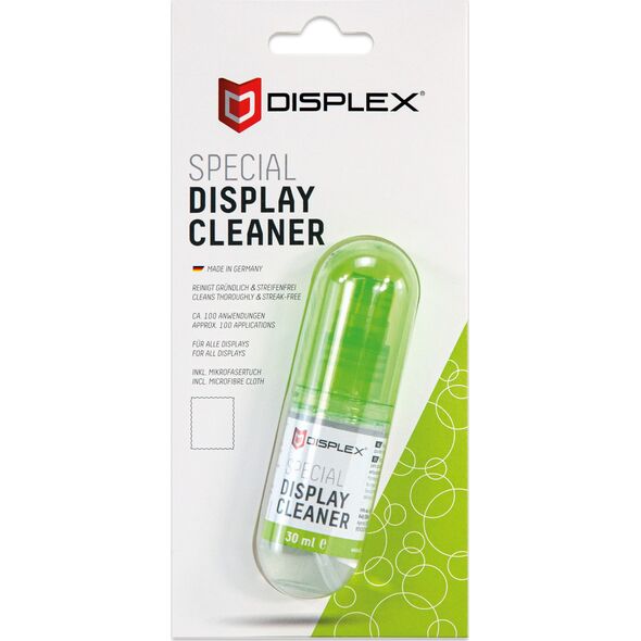 Displex DISPLEX Special Display Cleaner, 30ml Spray mit Mikrofasertuch