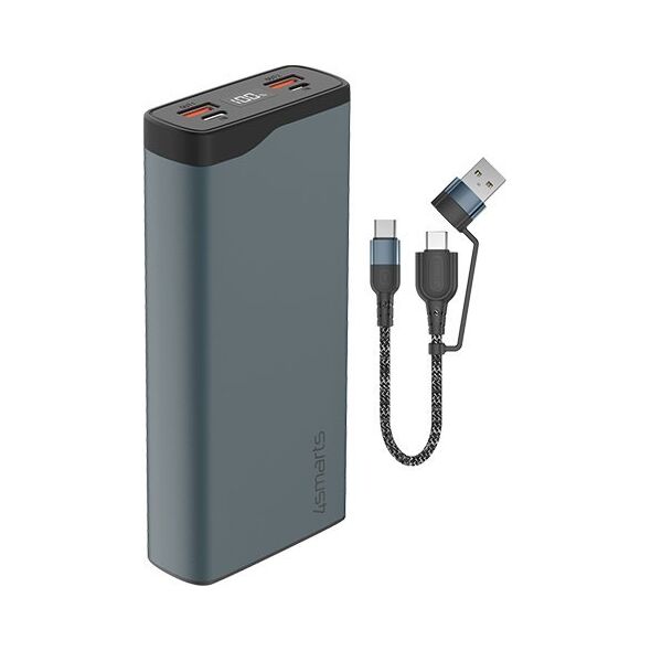 Powerbank 4smarts 4smarts Powerbank VoltHub Pro 10000mAh QuickCharge PD gunmetal