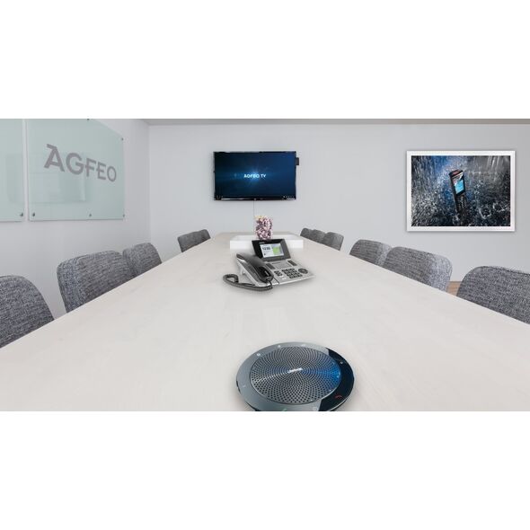 Telefon Agfeo AGFEO Systemtelefon ST56 SENSORfon silber