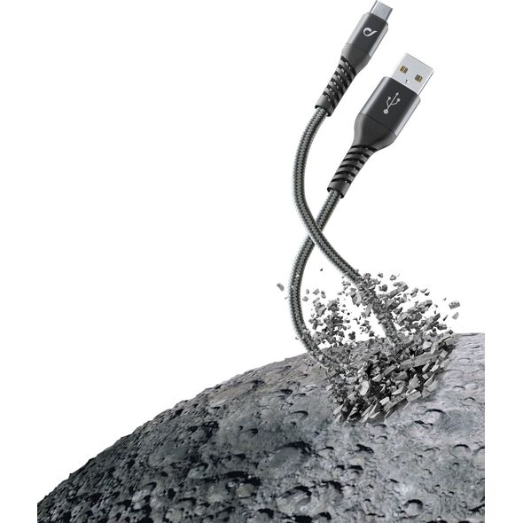 Kabel USB Cellular Line USB-A - USB-C 1.2 m Czarny (TETRACABTYC1MK)