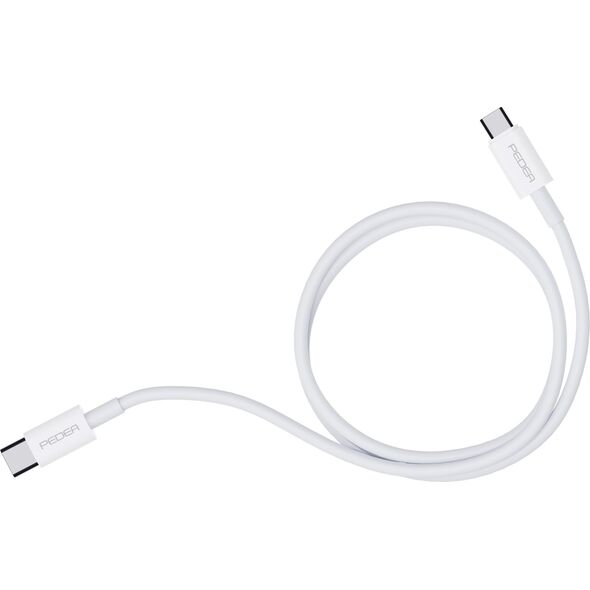Kabel USB Pedea USB-C - USB-C 1 m Biały (60040120)