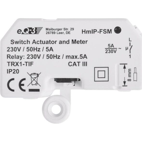 HomeMatic IP Homematic IP Schalt-Mess-Aktor - Unterputz