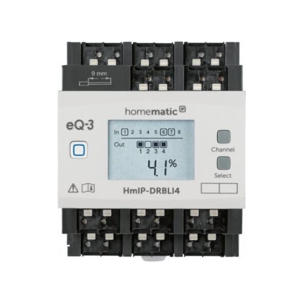 HomeMatic IP Homematic IP Jalousieaktor für Hutschienenmontage – 4-fach